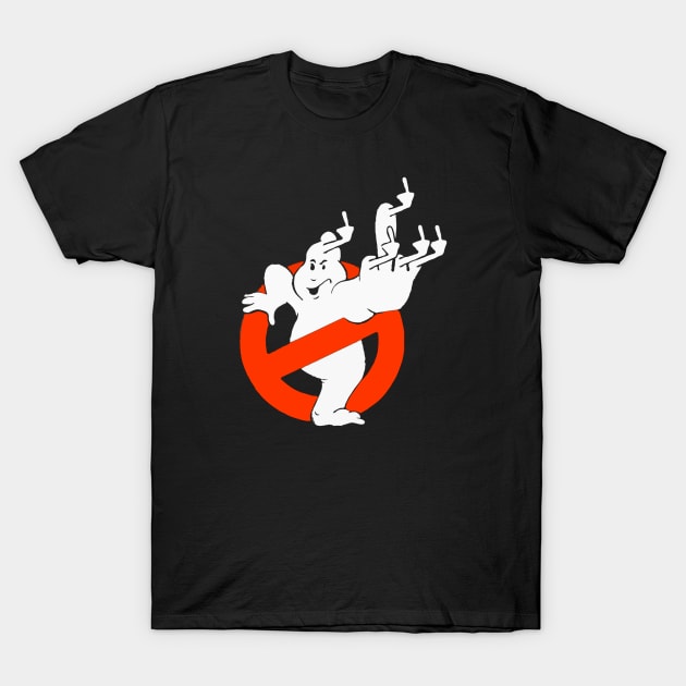 MIDDLE FINGER GHOSTBUSTER T-Shirt by Lolane